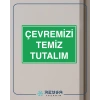 Çevremizi Temiz Tutalım Sticker 20X28 Cm