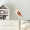 Çiçek Taçlı Baykuş Duvar Stickerı