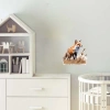 Çimlerin İçinde Duran Tilki Duvar Stickerı