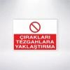 Çırakları Tezgaha Yaklaştırma Sticker 20X28 Cm