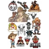 Cowboy Sticker-1 13 Parça Telefon, Tablet, Defter, Laptop Sticker