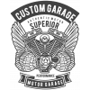 Custom Garage Sticker 10x10 cmRenkli Sticker