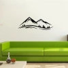 Dağlar Silüet Sticker 120x20 Cm