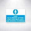 Dar İş Elbisesi Giyiniz Kolları Mutlaka İçe Doğru Kıvırınız Sticker 20X28 Cm