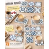 Dekoratif Desenler 19 7x7 – 6’lı Set Dekoratif Kare Tasarım