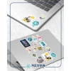 Deniz Kızları Sticker Set 2 20 Parça Telefon, Tablet, Defter, Laptop Sticker
