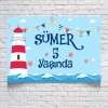 Deniz ve Deniz Feneri Doğum Günü Afişi 50X70 cm