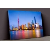 Deniz Ve Şehir Manzarası Kanvas