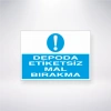 Depoda Etiketsiz Mal Bırakma Sticker 20X28 Cm