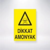 Dikkat Amonyak Sticker 20X28 Cm
