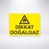 Dikkat Doğalgaz Sticker 20X28 Cm