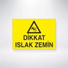 Dikkat Islak Zemin Sticker 20X28 Cm