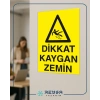 Dikkat Kaygan Zemin Sticker 20X28 Cm