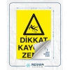 Dikkat Kaygan Zemin Sticker 20X28 Cm