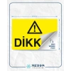 Dikkat Sticker 20X28 Cm