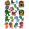Dinozor Sticker Set 13 16 Parça Telefon, Tablet, Defter, Laptop Sticker