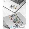 Dinozor Trex Sticker Set 1