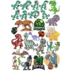 Dinozorlar Sticker Set 20 Parça Telefon, Tablet, Defter, Laptop Sticker