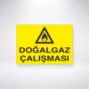 Doğalgaz Çalışması Sticker 20X28 Cm