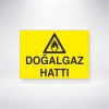Doğalgaz Hattı Sticker 20X28 Cm