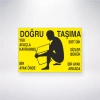 Doğru Taşıma Sticker 20X28 Cm