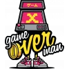 Game Over man Sticker 10x10 cmRenkli Sticker
