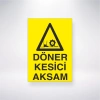 Döner Kesici Aksam Sticker 20X28 Cm