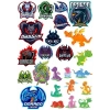 Dragon Ejderha Sticker Set-12 16 Parça Telefon, Tablet, Defter, Laptop Sticker