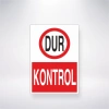 Dur Kontrol Sticker 20X28 Cm