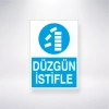 Düzgün İstifle Sticker 20X28 Cm