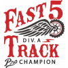 Fast 5 Track Sticker 10x10 cmRenkli Sticker