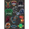 Ejderhalar Sticker Set 11 14 Parça Telefon, Tablet, Defter, Laptop Sticker