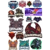 Ejderhalar Sticker Set 6 15 Parça Telefon, Tablet, Defter, Laptop Sticker