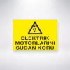 Elektrik Motorlarını Sudan Koru Sticker 20X28 Cm
