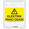 Elektrik Pano Odası Sticker 20X28 Cm