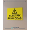 Elektrik Pano Odası Sticker 20X28 Cm