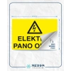 Elektrik Pano Odası Sticker 20X28 Cm