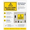 Elektrik Panosu Sticker 20X28 Cm