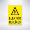 Elektrik Tehlikesi Sticker 20X28 Cm