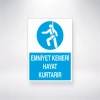 Emniyet Kemeri Hayat Kurtarır Sticker 20X28 Cm