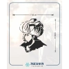 Fatih Sultan Mehmet Araba Sticker 17x17 Cm Siyah