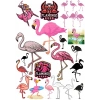 Flamingo Sticker Set 15 Parça Telefon, Tablet, Defter, Laptop Sticker