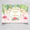 Flamingo Temalı Doğum Günü Afişi 50X70 cm