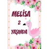 Flamingo Temalı Doğum Günü Afişi - 70x100 Cm
