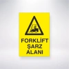 Forklift Şarz Alanı Sticker 20X28 Cm