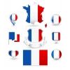 Fransa Sticker Set