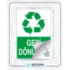 Geri Dönüşüm Sticker 20X28 Cm