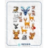 Geyik Sticker Set A5 – Sevimli Geyik Telefon, Tablet, Defter ve Laptop Sticker Seti Folyo Baskı