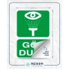 Göz Duşu Sticker 20X28 Cm
