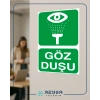 Göz Duşu Sticker 20X28 Cm
